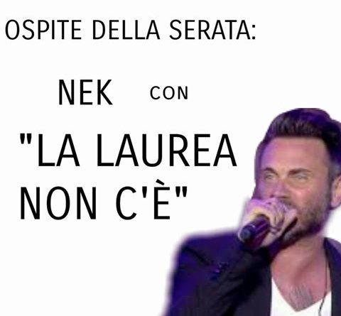 la laurea non c'è